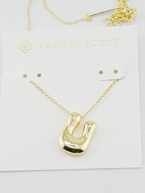 Kendra Scott Polished Letter Necklace